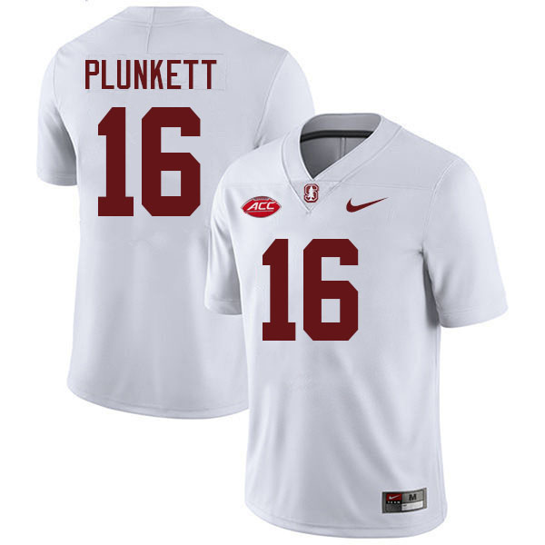 Jim Plunkett Stanford Jersey,Stanford Cardinal #16 Jim Plunkett Football Jersey Stitched-White